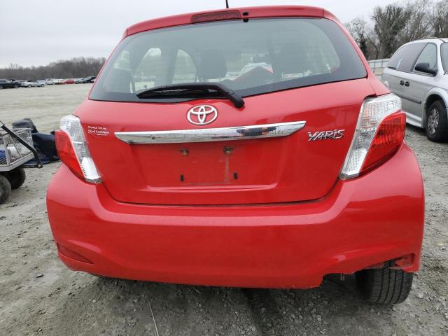 JTDJTUD30CD518503 - 2012 TOYOTA YARIS RED photo 6