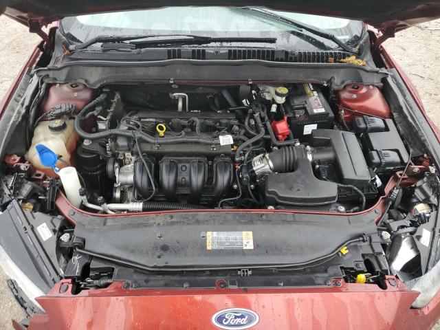 3FA6P0H79ER168725 - 2014 FORD FUSION SE BURGUNDY photo 11