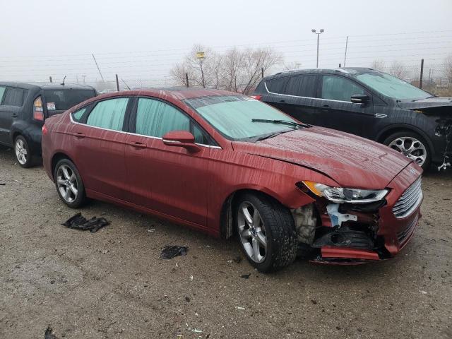 3FA6P0H79ER168725 - 2014 FORD FUSION SE BURGUNDY photo 4