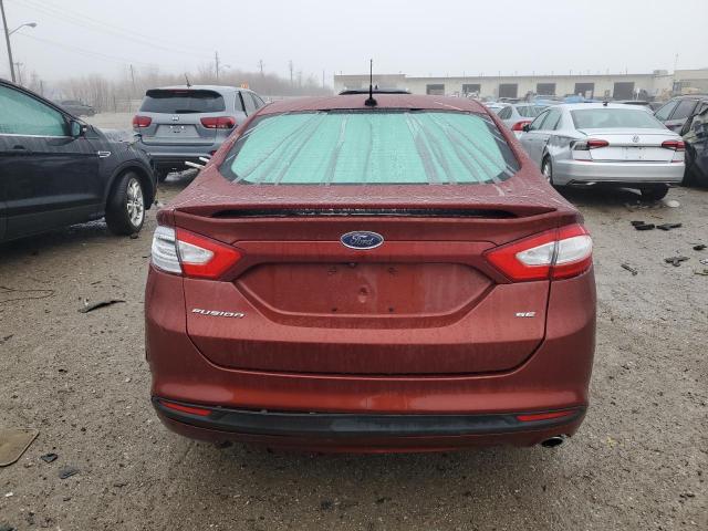 3FA6P0H79ER168725 - 2014 FORD FUSION SE BURGUNDY photo 6