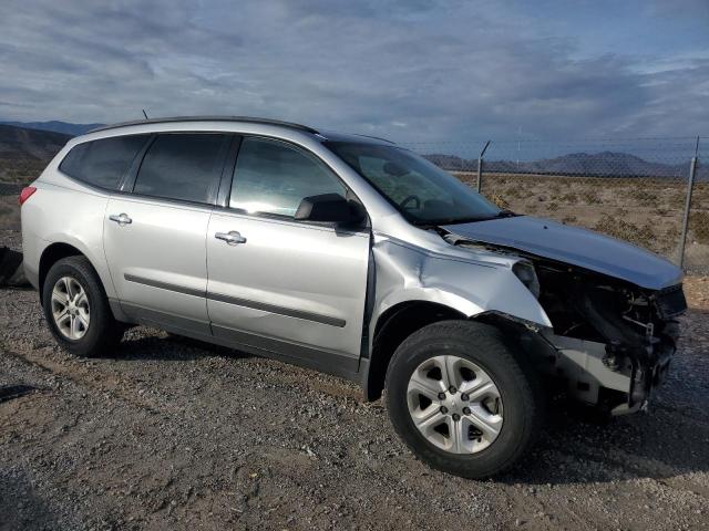 1GNKRFED3BJ146636 - 2011 CHEVROLET TRAVERSE LS SILVER photo 4