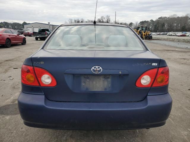 1NXBR32E94Z248296 - 2004 TOYOTA COROLLA CE BLUE photo 6