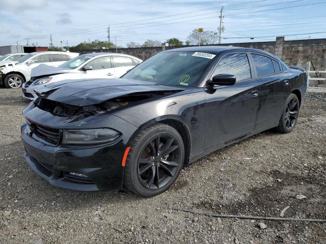 2C3CDXHG9GH192167 - 2016 DODGE CHARGER SXT BLACK photo 1