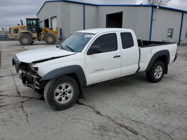 5TETU62N57Z380248 - 2007 TOYOTA TACOMA PRERUNNER ACCESS CAB WHITE photo 1