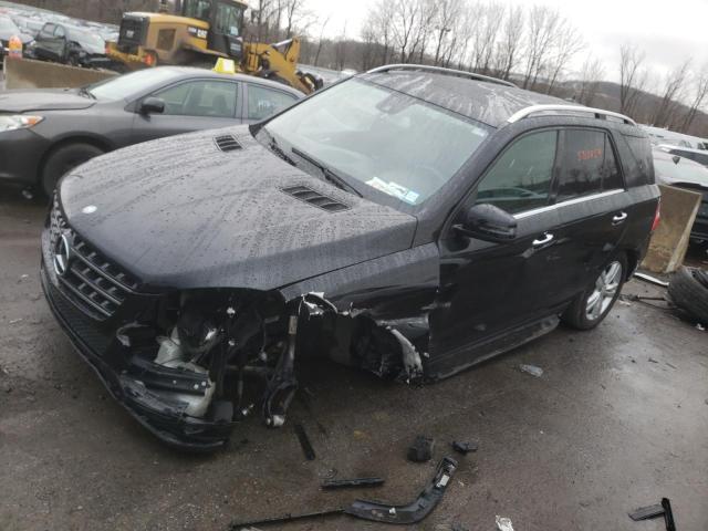 4JGDA5HBXFA541959 - 2015 MERCEDES-BENZ ML 350 4MATIC BLACK photo 1