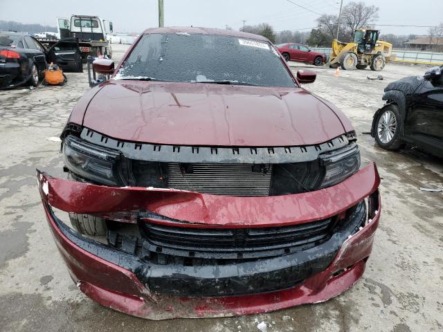 2C3CDXBG0KH554825 - 2019 DODGE CHARGER SXT BURGUNDY photo 5