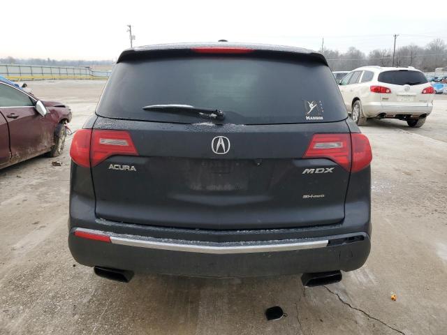 2HNYD2H71BH524867 - 2011 ACURA MDX ADVANCE BLACK photo 6