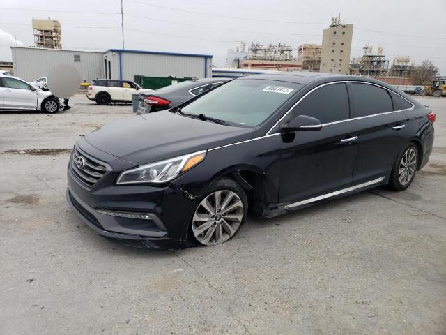 5NPE34AF0HH501041 - 2017 HYUNDAI SONATA SPORT BLACK photo 1