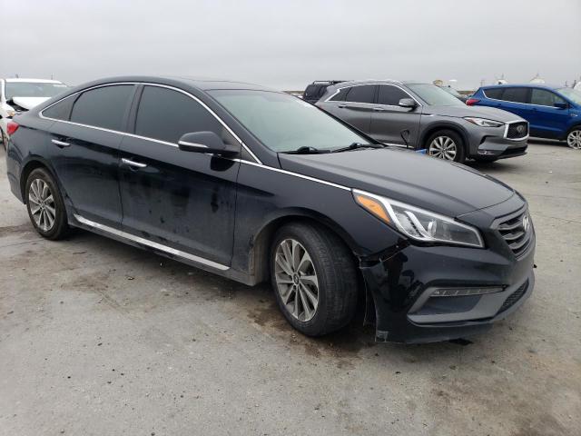 5NPE34AF0HH501041 - 2017 HYUNDAI SONATA SPORT BLACK photo 4