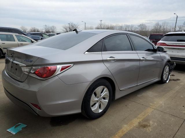 KMHEC4A4XDA065892 - 2013 HYUNDAI SONATA HYBRID SILVER photo 3