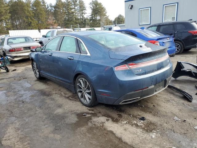 3LN6L5LU9KR631261 - 2019 LINCOLN MKZ RESERVE I BLUE photo 2