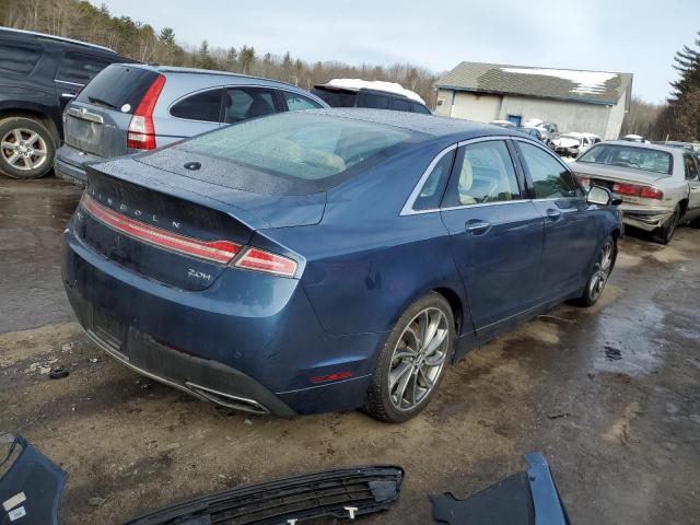 3LN6L5LU9KR631261 - 2019 LINCOLN MKZ RESERVE I BLUE photo 3