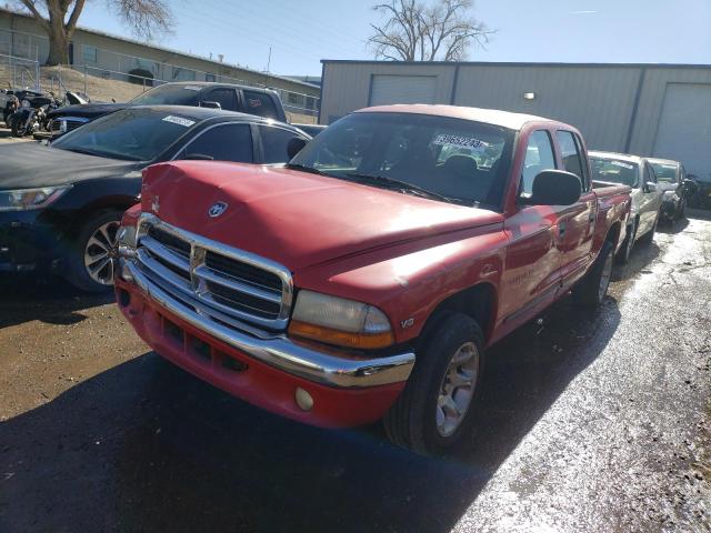 1B7GL2AN4YS746205 - 2000 DODGE DAKOTA QUA RED photo 1