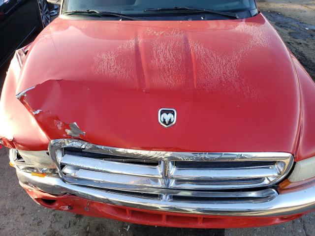 1B7GL2AN4YS746205 - 2000 DODGE DAKOTA QUA RED photo 11