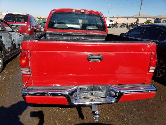 1B7GL2AN4YS746205 - 2000 DODGE DAKOTA QUA RED photo 6