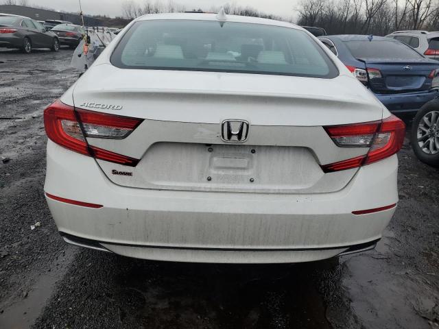 1HGCV1F15NA011728 - 2022 HONDA ACCORD LX WHITE photo 6