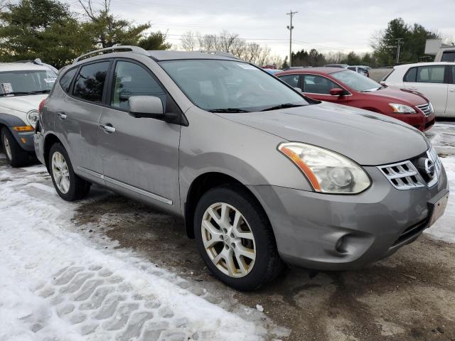 JN8AS5MV5DW634431 - 2013 NISSAN ROGUE S GRAY photo 4