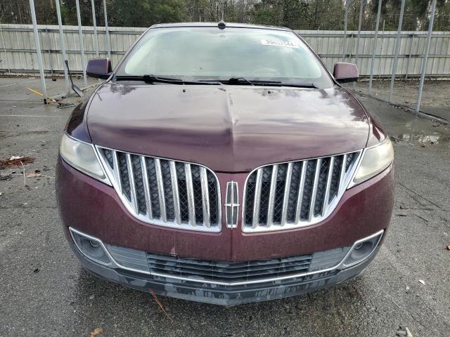 2LMDJ6JKXBBJ12761 - 2011 LINCOLN MKX MAROON photo 5