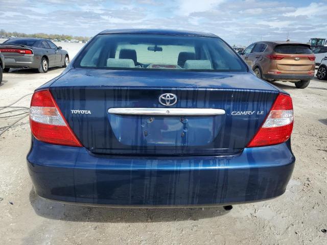 4T1BE32KX3U665376 - 2003 TOYOTA CAMRY LE BLUE photo 6