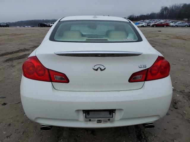 JNKBV61E88M213028 - 2008 INFINITI G35 WHITE photo 6