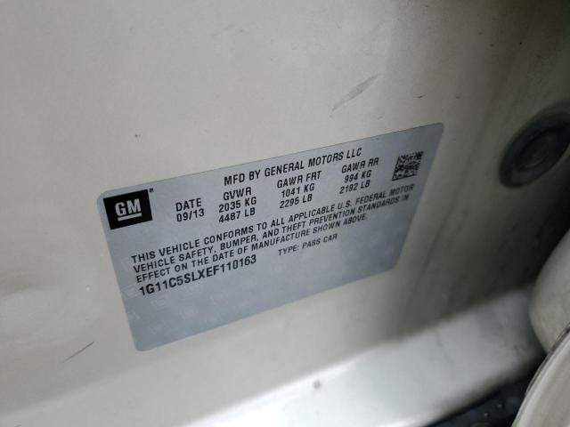 1G11C5SLXEF110163 - 2014 CHEVROLET MALIBU 1LT Алтын фото 12