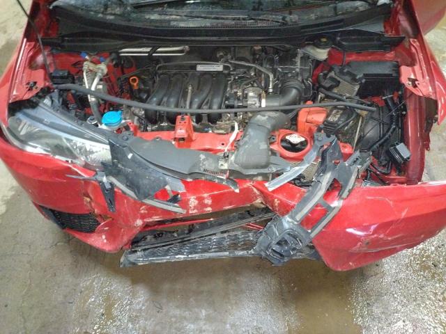 3HGGK5H50FM744520 - 2015 HONDA FIT LX RED photo 11