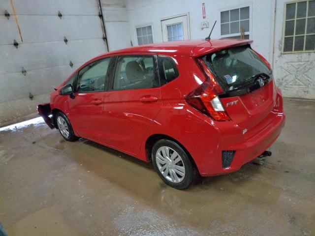 3HGGK5H50FM744520 - 2015 HONDA FIT LX RED photo 2