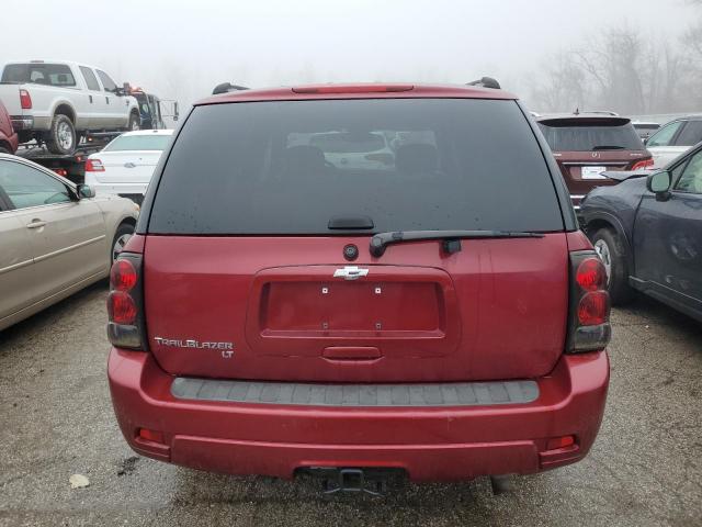 1GNDT13S572290110 - 2007 CHEVROLET TRAILBLAZE LS RED photo 6