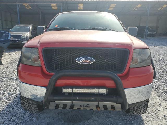 1FTPX14545FA45629 - 2005 FORD F150 RED photo 5