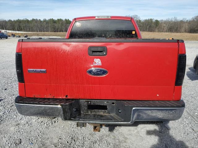 1FTPX14545FA45629 - 2005 FORD F150 RED photo 6