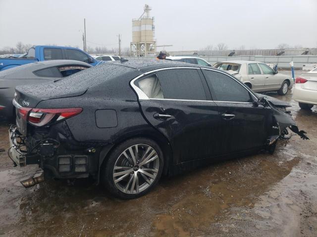 JN1EV7AP3KM541988 - 2019 INFINITI Q50 LUXE BLACK photo 3