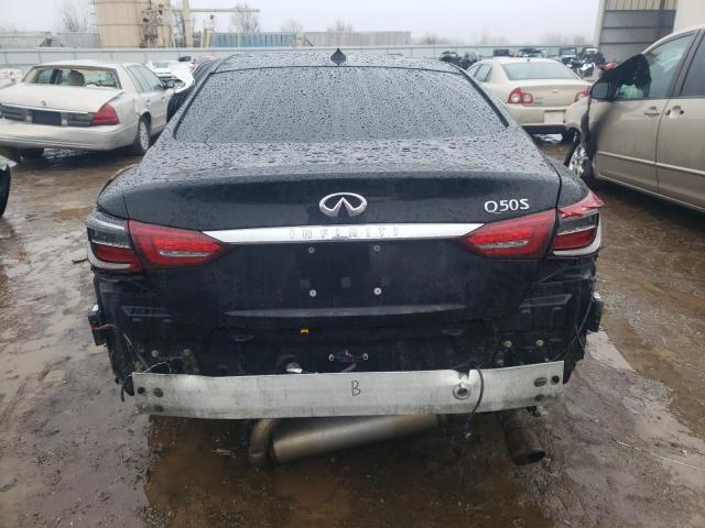 JN1EV7AP3KM541988 - 2019 INFINITI Q50 LUXE BLACK photo 6