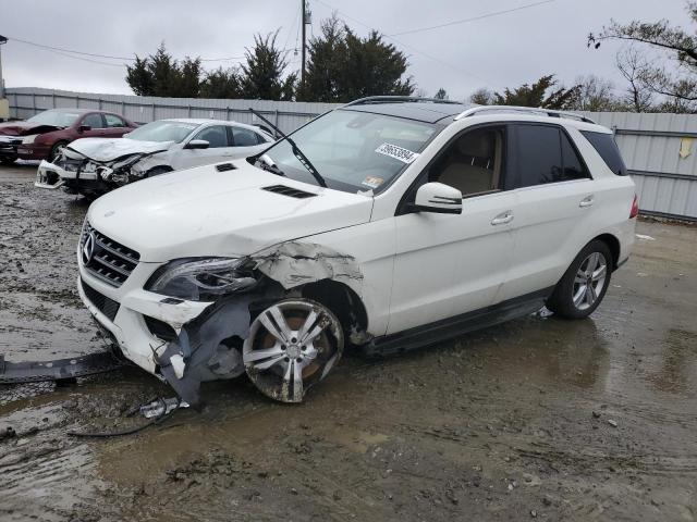 4JGDA5HB7DA144044 - 2013 MERCEDES-BENZ ML 350 4MATIC WHITE photo 1