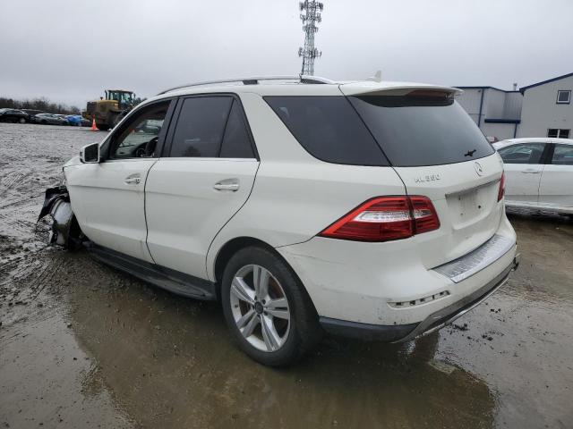 4JGDA5HB7DA144044 - 2013 MERCEDES-BENZ ML 350 4MATIC WHITE photo 2