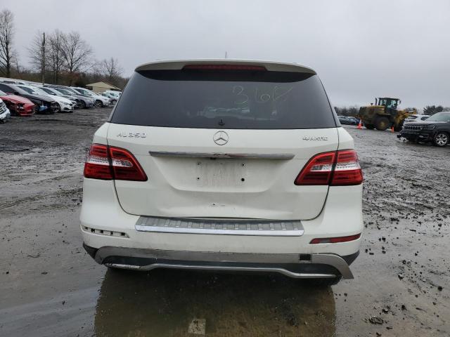 4JGDA5HB7DA144044 - 2013 MERCEDES-BENZ ML 350 4MATIC WHITE photo 6