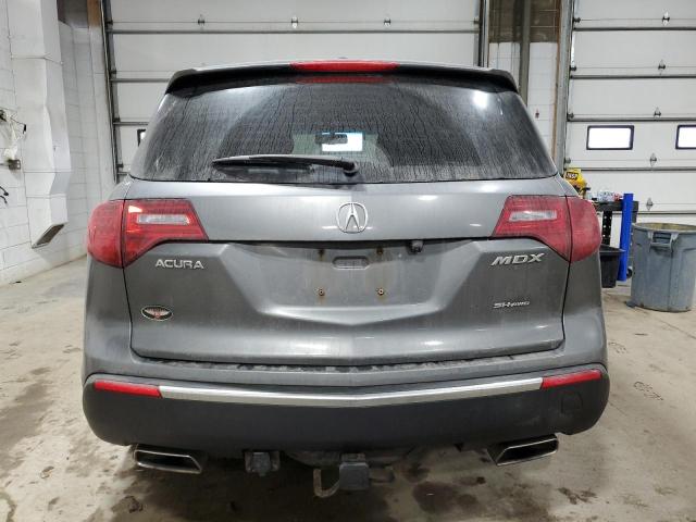 2HNYD2H22AH530244 - 2010 ACURA MDX GRAY photo 6