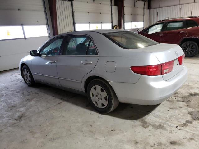 1HGCM55415A142113 - 2005 HONDA ACCORD LX SILVER photo 2