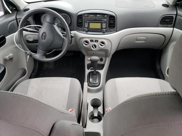 KMHCN46C49U330118 - 2009 HYUNDAI ACCENT GLS WHITE photo 8