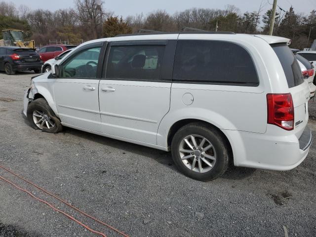 2C4RDGCG7GR361996 - 2016 DODGE GRAND CARA SXT WHITE photo 2