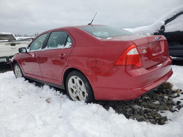 3FAHP0HA2BR151300 - 2011 FORD FUSION SE BURGUNDY photo 2