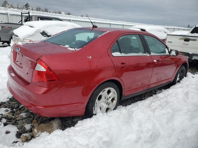 3FAHP0HA2BR151300 - 2011 FORD FUSION SE BURGUNDY photo 3