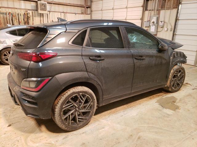 KM8K33A35NU860949 - 2022 HYUNDAI KONA N LINE GRAY photo 3