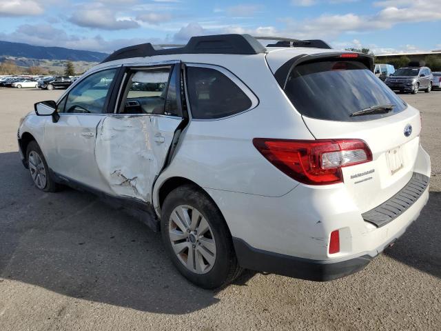 4S4BSACC9F3241279 - 2015 SUBARU OUTBACK 2.5I PREMIUM WHITE photo 2