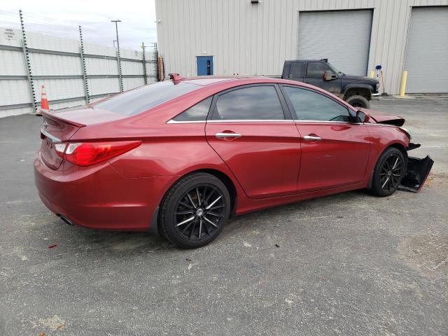 5NPEC4AC6DH765882 - 2013 HYUNDAI SONATA SE RED photo 3