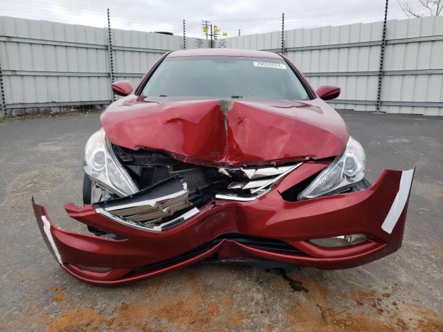 5NPEC4AC6DH765882 - 2013 HYUNDAI SONATA SE RED photo 5