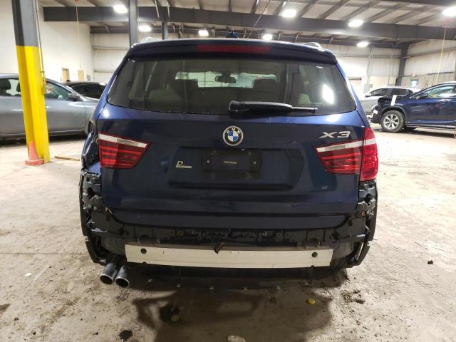 5UXWX9C54G0D88430 - 2016 BMW X3 XDRIVE28I BLUE photo 6