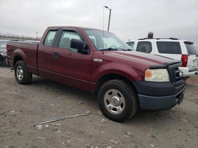 1FTRX12W26FB77519 - 2006 FORD F150 BURGUNDY photo 4