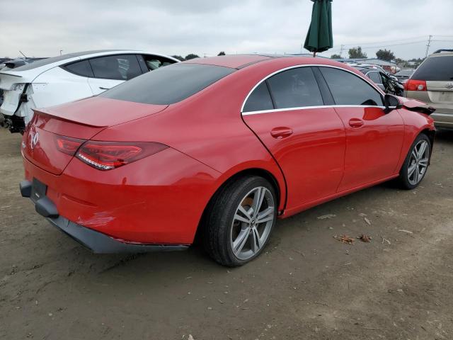 WDD5J4GB7LN067953 - 2020 MERCEDES-BENZ CLA 250 RED photo 3