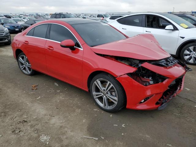 WDD5J4GB7LN067953 - 2020 MERCEDES-BENZ CLA 250 RED photo 4