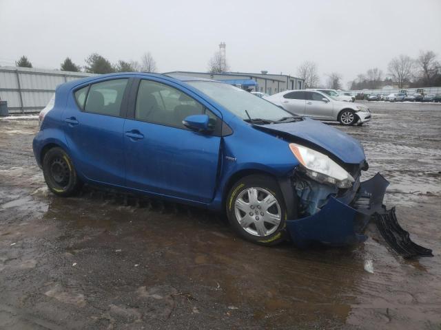 JTDKDTB30C1002867 - 2012 TOYOTA PRIUS C BLUE photo 4